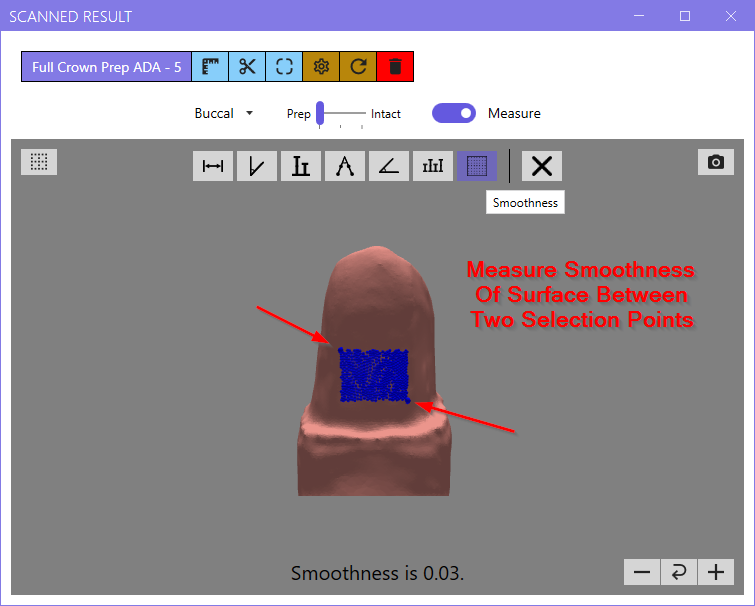 Smoothness Measure Tool