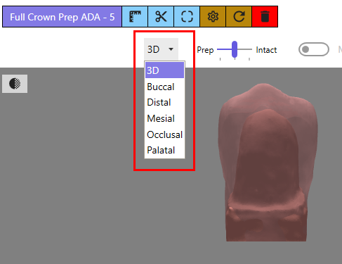 3D Preset View Angle